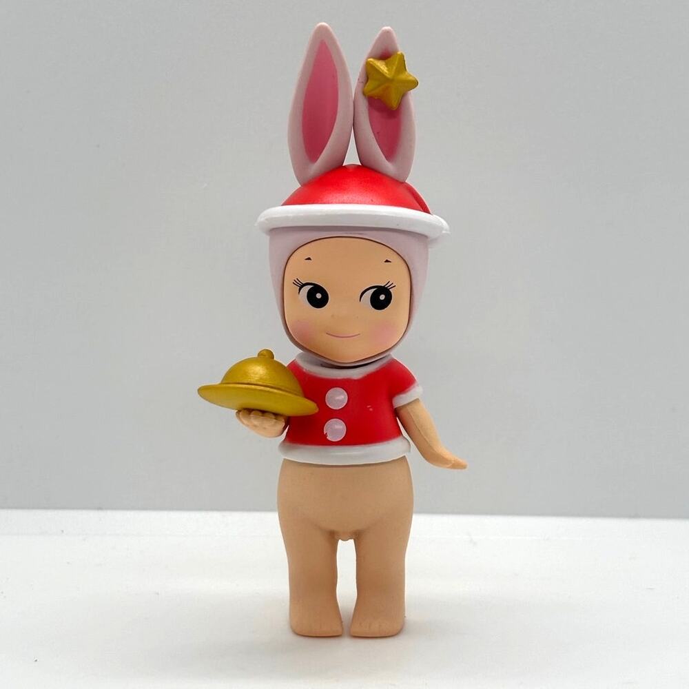 New Kewpie/Angel Collectible Mini Figure in Santa Rabbit Costume, Open Blind Bx